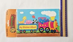 Vtg Sandylion Sticker Album NIP 1998 Animal Train elephant hippo giraffe panda
