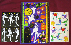 Mrs Grossman Three Vintage ‘Halloween’ Sticker Sheets 6×9 & 4×6 inch (Retired)
