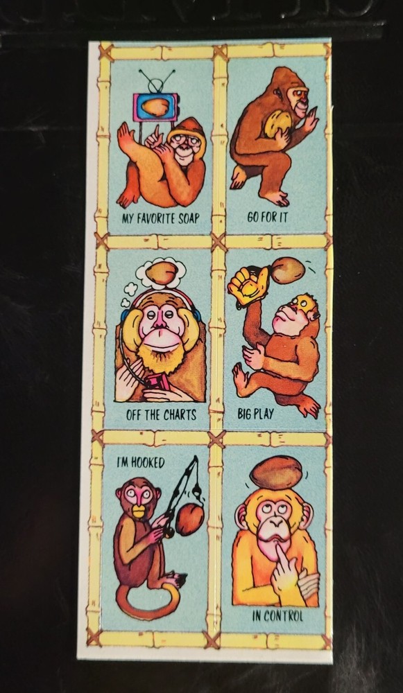 scratch and sniff stickers vintage Sticker Store Set/6 Coconut Scent