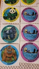 Vintage 1994 Special Expressions Endangered Species 32 Stickers Panda Seal Frog