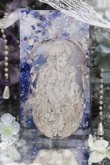 Fantasy & Magic Anime Girl Scrapbooking Stickers Shell Foils PET Tape 3.2ft Long
