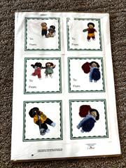 Vintage Cabbage Patch Kids 1984 Gummed Stickers Set of 74 SEALED Code 9223-2