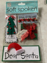 SOFT SPOKEN ME & MY BIG IDEAS 3D STICKERS DEAR SANTA