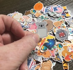 50 mini mystery bundle of stickers, tiny stickers, phone case, laptop, ephemera
