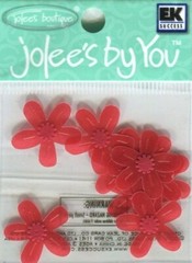Red Pansy, flower scrapbook 3D embellishment Jolee’s by You JJAA164