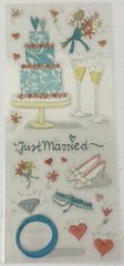 K Company *WEDDING* Scrapbooking Lot ~ Jolee’s Stickers ~ 16 Packs NEW