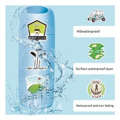 100PCS Golf Stickers, Cool Sport Golf Stickers for Scrapbooking, Golfing Stic…