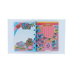 Sun-Star Stationery Panties Rabbit Sticker Binder, Blue, S8908737