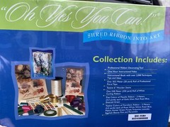 SHRED RIBBON INTO ART KIT LINDA LEE BUCK “OH YES YOU CAN!” NEW