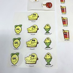 Lot 22 Vintage CTP Scratch & Sniff Lemon & Fruit Punch Matte Sniffys 1980s