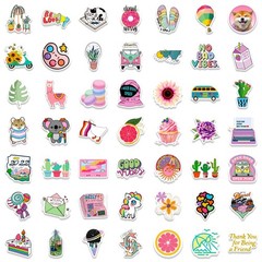 Art Stickers for Kids Teens Adults, 100 Pcs Cute Aesthetic Vinyl Waterproof Stic