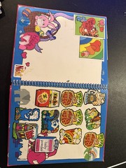 Vintage 1983 Imperial Toy Corp Sticker Album Used Loaded 80s Scratch Sniff Pizza