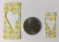 HEART TAG Die-Cuts(12pc)Comes In 2 Sizes(1-1/4″x 1/2″)&(7/8″x 2″)Card Making•