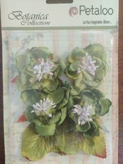 Lot 9 Petaloo Flora Botanica Botanica Blooms Collection 2″ Flowers #32