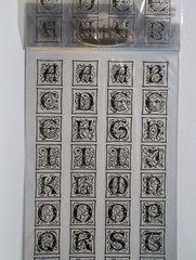 Alphabet 72 Letters 2 Iron-On Transfer Sheets 4-1/2 x 8 Inches each NIP