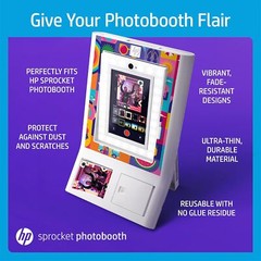 HP Decorative Stickers Frames, Custom Adhesive Only for HP Sprocket Photobooth