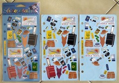 Large Mixed Lot (18+ Sheets) STICKOPOTAMUS Vacation RV Cruising TRAVEL Stickers