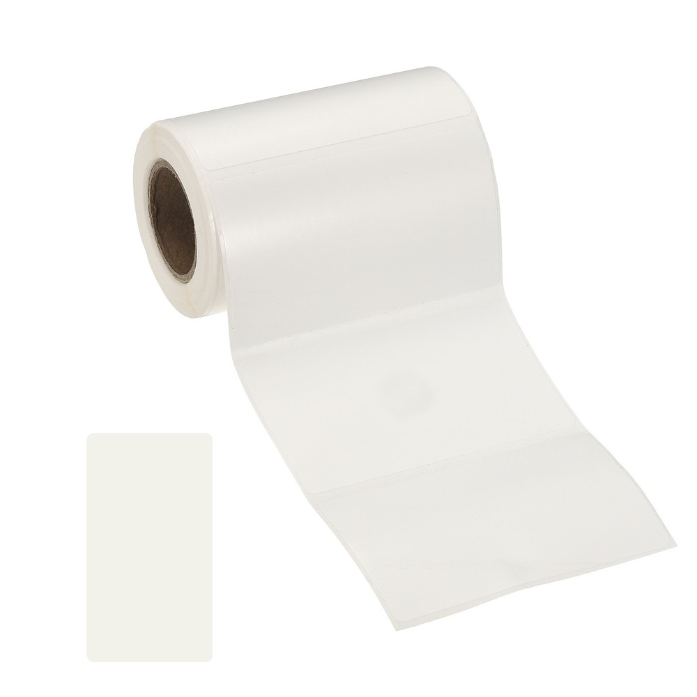 180 Pcs Thermal Sticker Paper, 2.8×1.6″ Square Thermal Printer Label, White