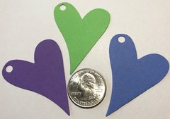 SHAPE TAG Die-Cuts(8pc)Christmas •Flower•Butterfly•Hearts•Stars•Gifts•Labeling