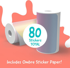 Hello Blink – Sticker Maker – Refill Pack with 80 Glitter Stickers – Children Ag