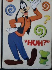New (3) SandyLion Disney Stickers Mickey Mouse Goofy Alphabet ABCs Disneyland
