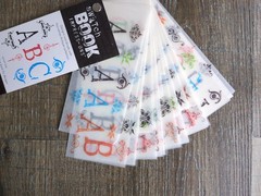 Narratives Swatch Book Impress-ons Alphabet Rub-ons Used Crafts Scapbooking ABC