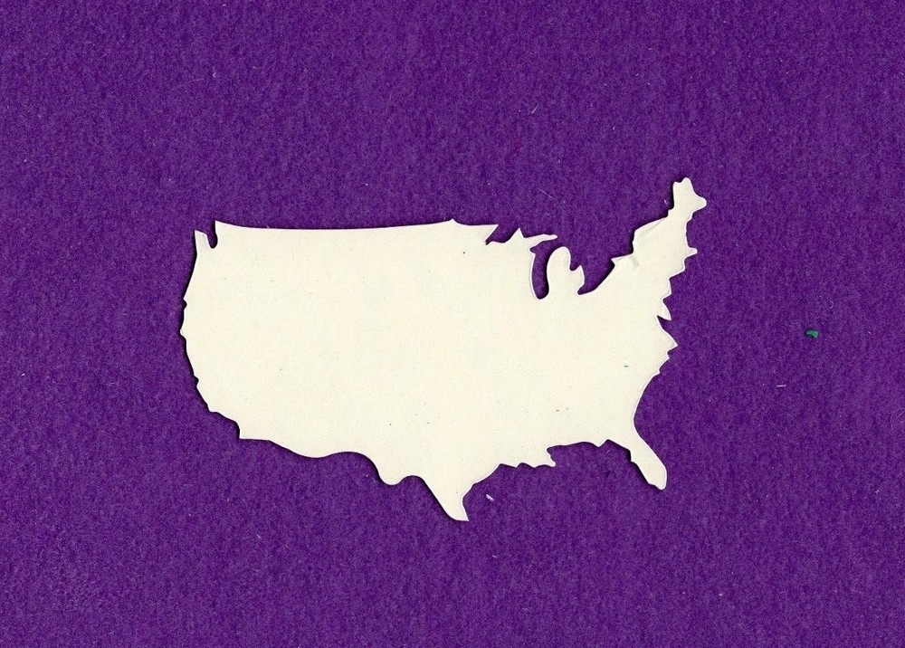 UNITED STATES USA die cuts