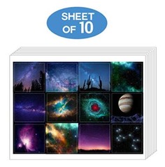Galaxy Stickers (10-Set)