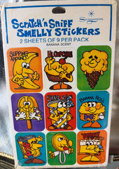 VINTAGE 80’S SANGAMON BANANA SNIFF STICKER PACK