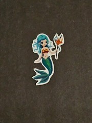 Kawaii Mermaid Sticker’s. 5 Pack