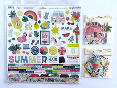 Simple Stories Sunshine Blue Skies Collector Kit 12×12 Scrapbook Bundle