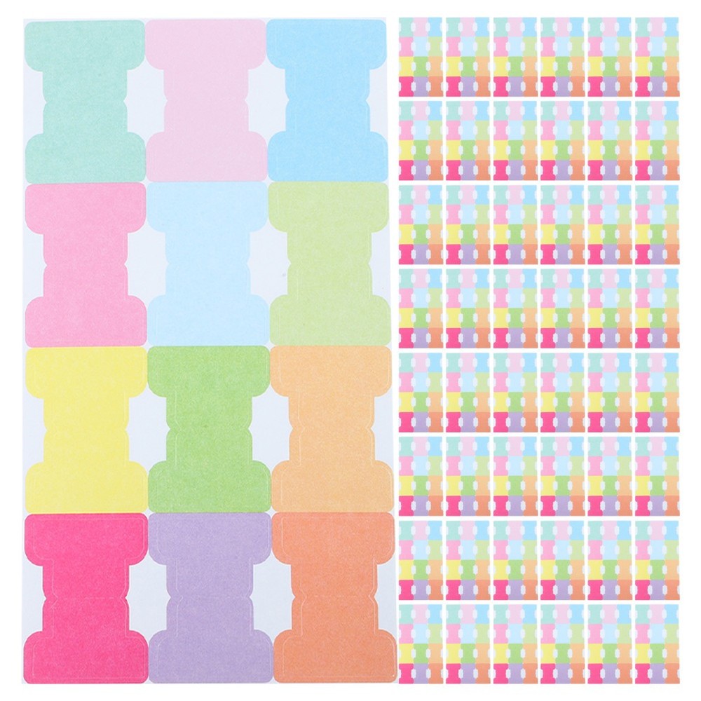 480Pcs Reusable Paper Planner Tabs Self Adhesive Monthly Dividers for Office Use