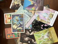 Lot Of 45 Tarot Cards Lot Junk Journal Collage Ephemera Single Swap Arcana