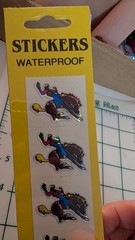 Vintage Stickers BJs Rodeo Horse Cowboy 14 Modules Front And Back New In Pack