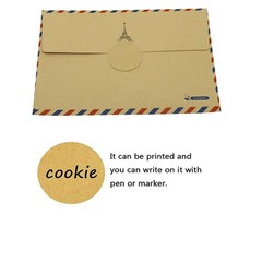 Round Kraft Stickers 1″, 1000PCS Blank Price Labels, Natural Seals for Home