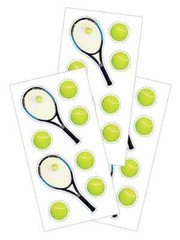 Stickers Crafts PH Slim Tennis Balls Rackets Repeats