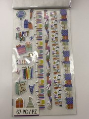 Sticko Birthday Party Stickers – 67 Assorted Pieces (nm52600048)