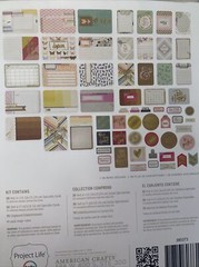 BN Project life Notes and things edition 130 pces journaling cards Item#380373