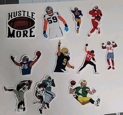 ASST FOOTBALL FOOTBALL STICKERS (SP6) ST4