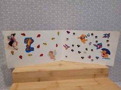 Vintage Sandylion Winnie The Pooh Tigger Sticker Album Sheet Notebook Folder Lot
