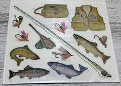 Frances Meyer FMI 26 Fishing Fun Stickers Acid and Lignin Free Made in USA New