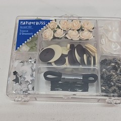 Paper Bliss Accent Kit Scrapbboking Card Making Crafting Showers Wedding