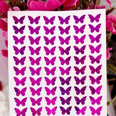Holographic Sparkle Fairy Wing Butterfly Stickers! – 0.3 to 3 inch