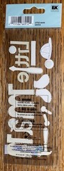 RARE Jolees Little Man Title Baby Boy Tools Hat Cap Baseball Shoes 3D Stickers