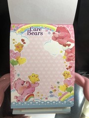 Care Bears Memo Pad And Sticker Sheet Vintage Htf