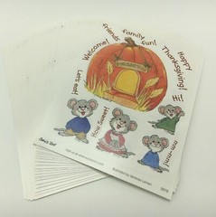 Suzy’s Zoo Stickers 25 Sheets Happy Thanksgiving Home Sweet Pumpkin