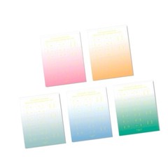 10 Sheets Monthly Tabs Index Stickers Calendar Monthly Tab Stickers for Office