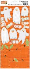 Enchanted Autumn Cardstock Halloween Ghosts and Pumpkin Stickers