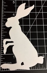 Tim Holtz Die Cuts * Mr. Rabbit * Set of 12 * White or Black Cardstock