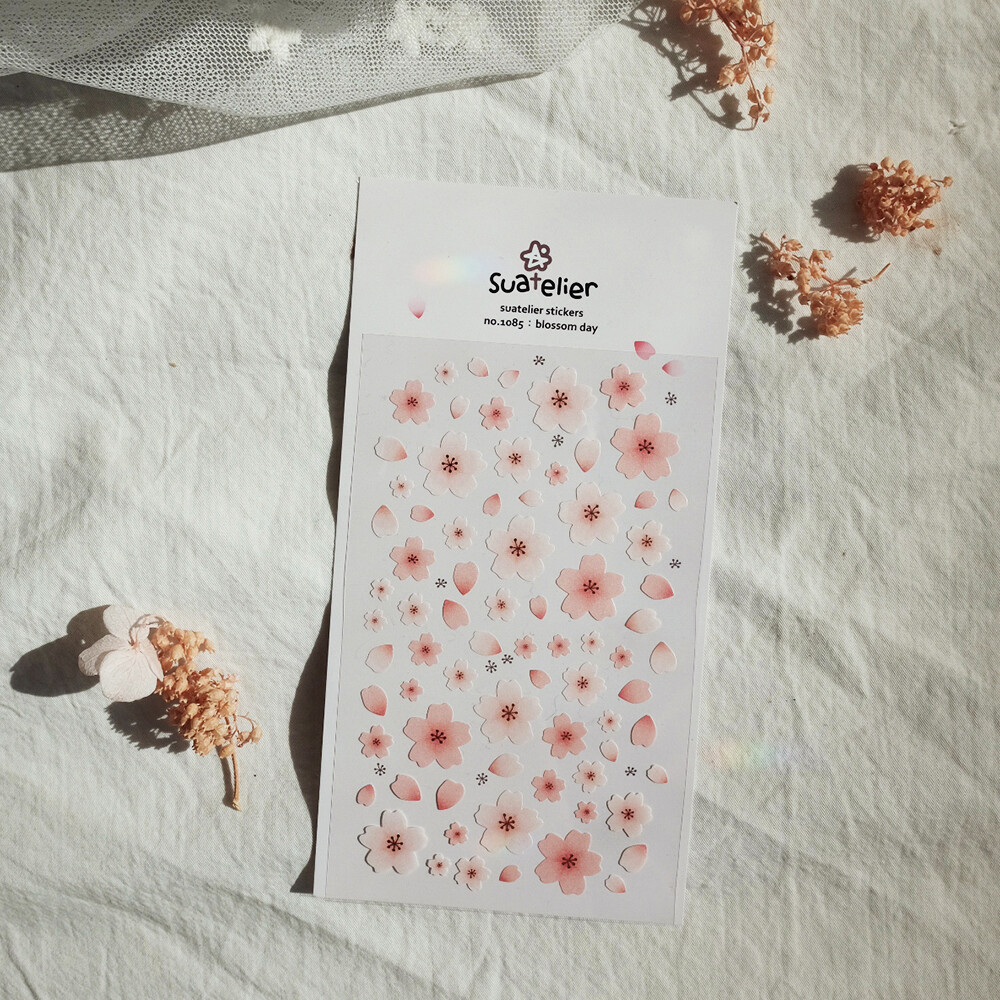 SUATELIRE I BLOSSOM DAY – Adorable scrapbooking sticker